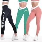 Private Label Leggings Women Scrunch Butt Lift Gym Private Label Leggings Custom Logo Print Brazilian Leggings