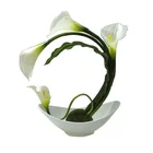 Calla Lily Potted Artificial Flowers Home Decorating Real Touch Artificial Flower Calla Lily Potted