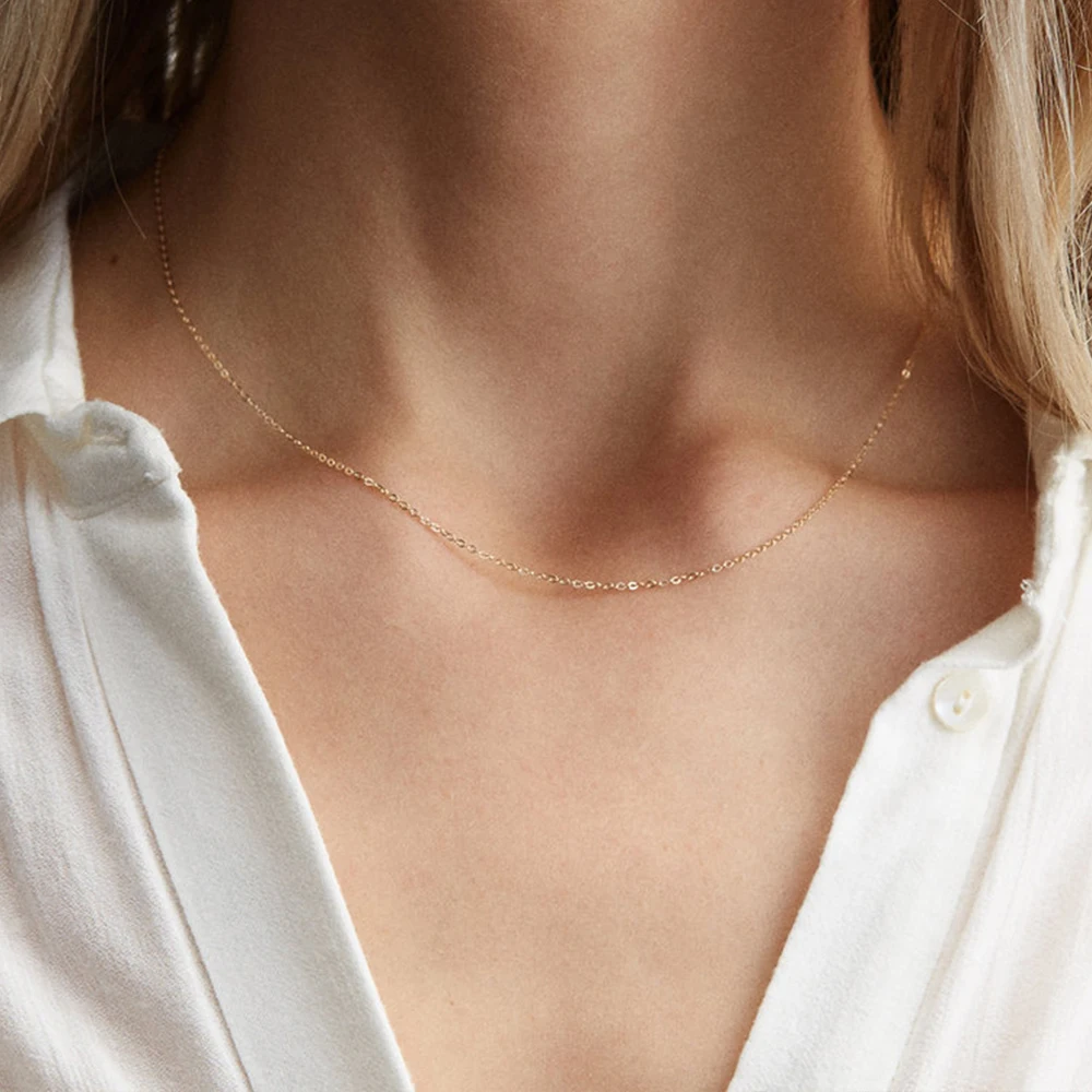 womens plain necklace