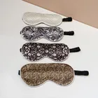 19mm 100% Silk Eye Mask Wholesale Comfortable Custom Print Travel Relaxing Sleeping Blindfold