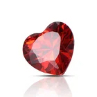 Cubic Zirconia Cubic Zirconia Gemstone Wholesale Heart Cut Garnet Cubic Zirconia CZ Loose Gemstones