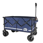 Camping All-Terrain Utility Collapsible Extra Large Folding Beach Camping Wagon Cart
