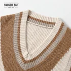 Vest Vest Sweater Snuggle Sac Air Feel Ladies Fancy Sweater Sleeveless Knitted Vest V Neck Sweater