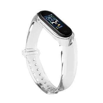 EACHE Correas-De-Reloj Soft Rubber Silicone Waterproof Simple Clear Smart Watch Bands & accessories