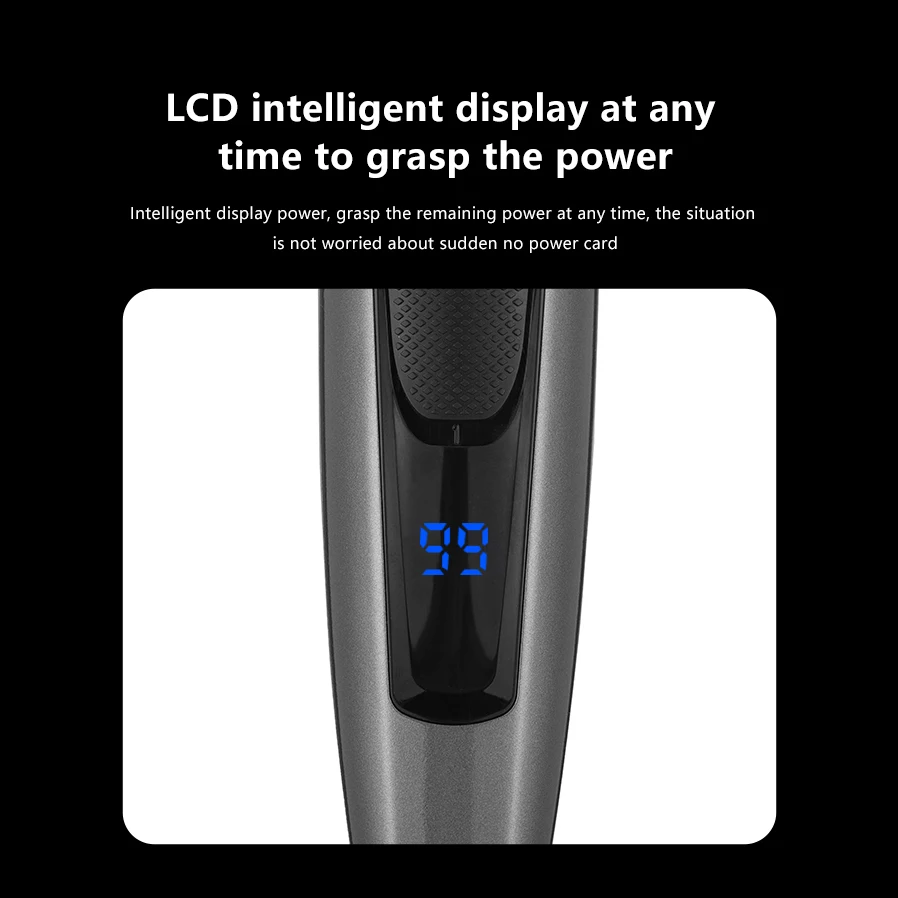 Intelligent Household Electric Shaver Long Battery Life New Power Pusher Shaving for Clipper Stainless Steel Blade for Hotel RV supplier