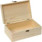 Gift Wooden Gift Box Customized Unfinished Cheap Wooden Gift Packaging Box Wholesale