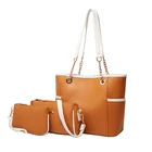 Woman Women Hot Sell PU With Relief 4 In 1 Woman Bag Set Ladies Wallet Ladies Pars Hand Set Bag