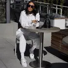Tracksuit Tracksuits Cotton Tracksuit Hoodie Drawstring Thick Sweatsuit Womens Tracksuits 2 Piece Set Custom Logo Women
