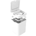 Gray Sensor Trash Can 12L White Gray Mini Plastic Recycle Trash Smart Sensor Can Bin