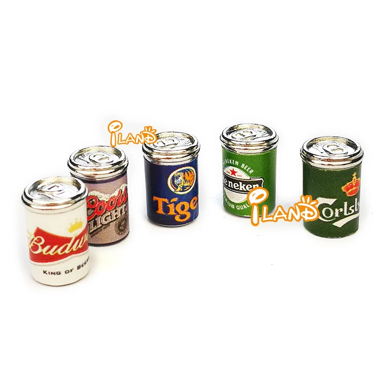 Soda cans Dollhouse Miniatures 1:12 Scale 