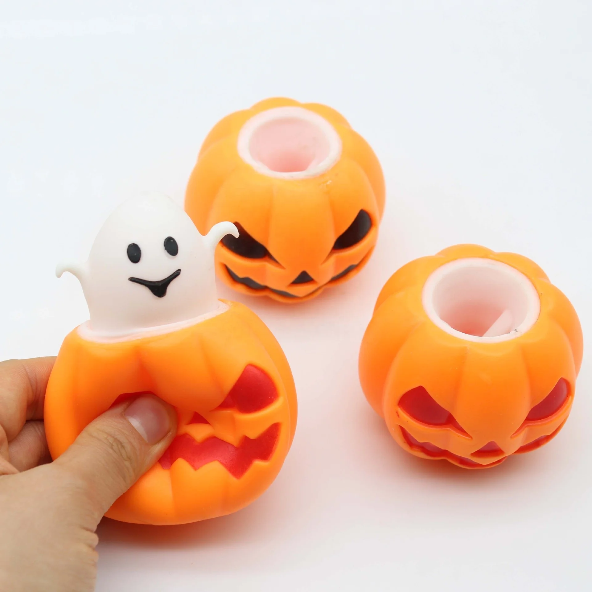 Halloween funny pumpkin pinching music venting hamster ghost fun squeezing decompression toys funny