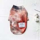 Hoodie Fashion Dog Tie-dye T Shirt Hoodie Set Spring Summer Pullover