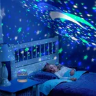 Projector Children's Bedroom Decoration High Power LED Romantic Sky Colorful Stars Small Night Light Projector Lamp