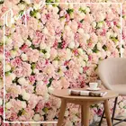 Wedding Floral Flower Wall Stand Wedding Floral Stage Backdrop Decorations Artificial Flower