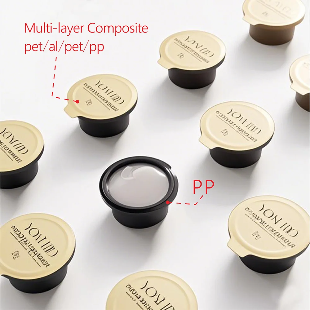 Customizable Single Wall PP Cosmetic Cup with Hemispherical Shape for Facial Cream Lotion