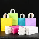 Bags Kraft Gold Manufacturer Solid Color Customized Packing Bags Food Handbags Customized Kraft Paper Bags