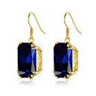 Earrings Silver Factory Manufacturer Supply Plate Gold Fashion Drop Earrings 925 Silver For Engagement
