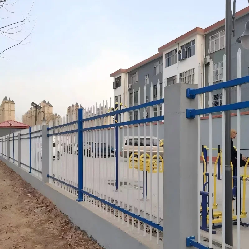 Sliding Fence Gate Motor and Steel Fence Panels with H Post Fence for Industrial Area, Automated Security Barrier manufacture