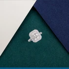 Diamond Ring Rings AAA Gems Big Diamond Jewelry 18K 14K 10K White Gold Hip Pop Moissanite Diamond Ring For Men