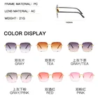 Accessories Newest Fashion Ins Style Rimless Square Sunglasses Women 2021 Accessories