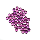 Cabochon Clear Flat Back Round Cabochon Rose Ruby Cabochon