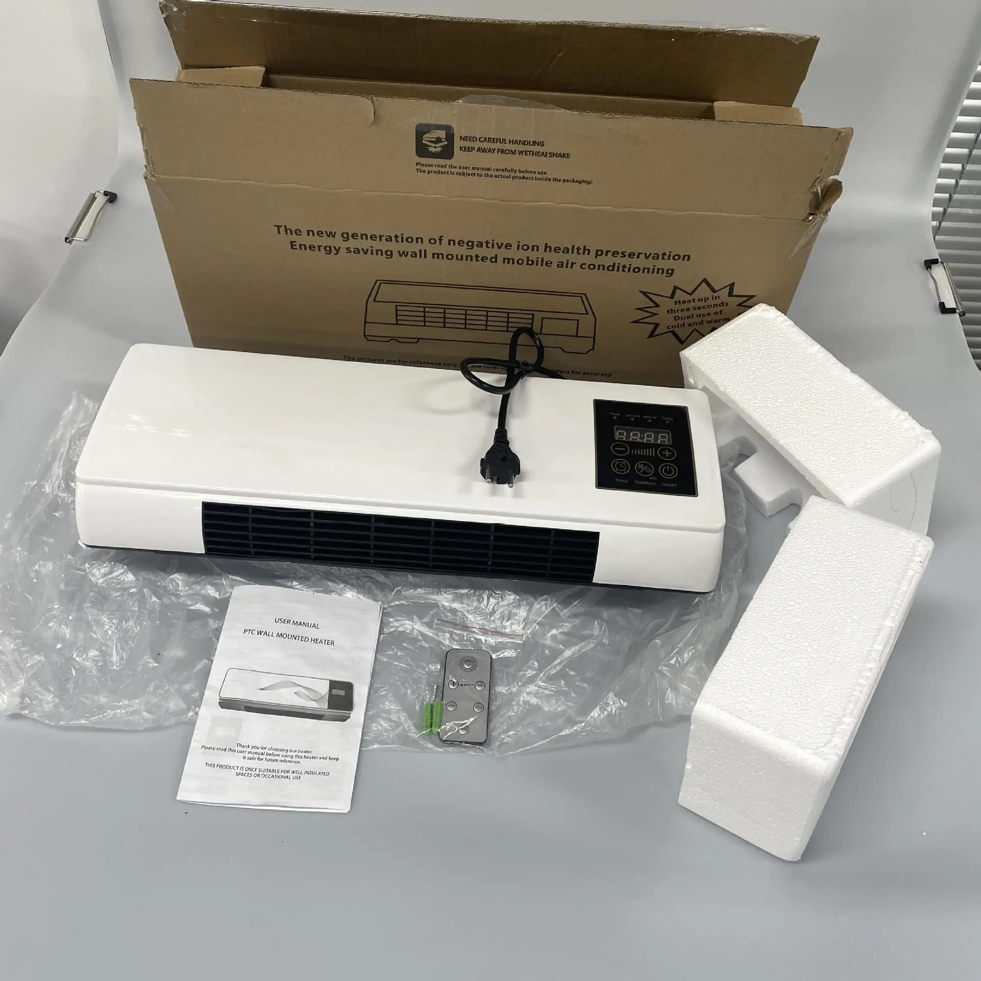 Dual Function Air Conditioner, Wall, 2000W-3000W, Plastic - detail 16