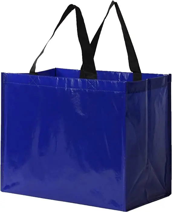 Extra Large Reusable Shopping Tote Bag Recyclable Laminated Pp Woven