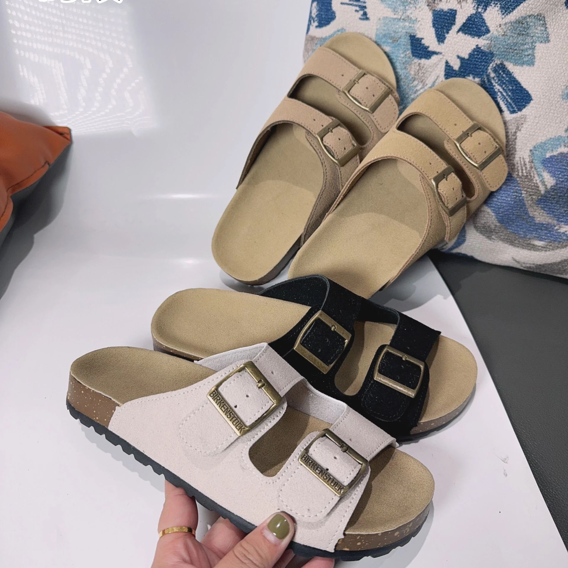 Birkenstocks and Mullerscasual shoes flats  light weight half shoes walking style  women shoes