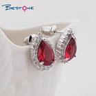 Stud Bestone Hight Quality Teardrop Cubic Zirconia Brass Stud Earrings For Women 2021