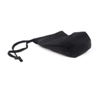 Portable Foldable Waterproof Large Black Nylon Fabric Cloth Drawstring Storage Pouch Bag With Customized Logo