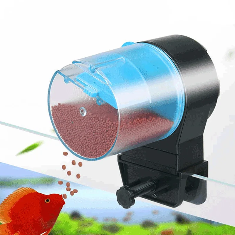 Adjustable Auto Fish Feeder Feeding Aquarium Tank Automatic Food Feeding Timer 