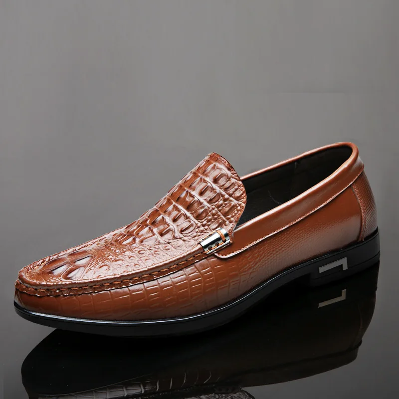 Loafers Woodland Shoes Men Leather 