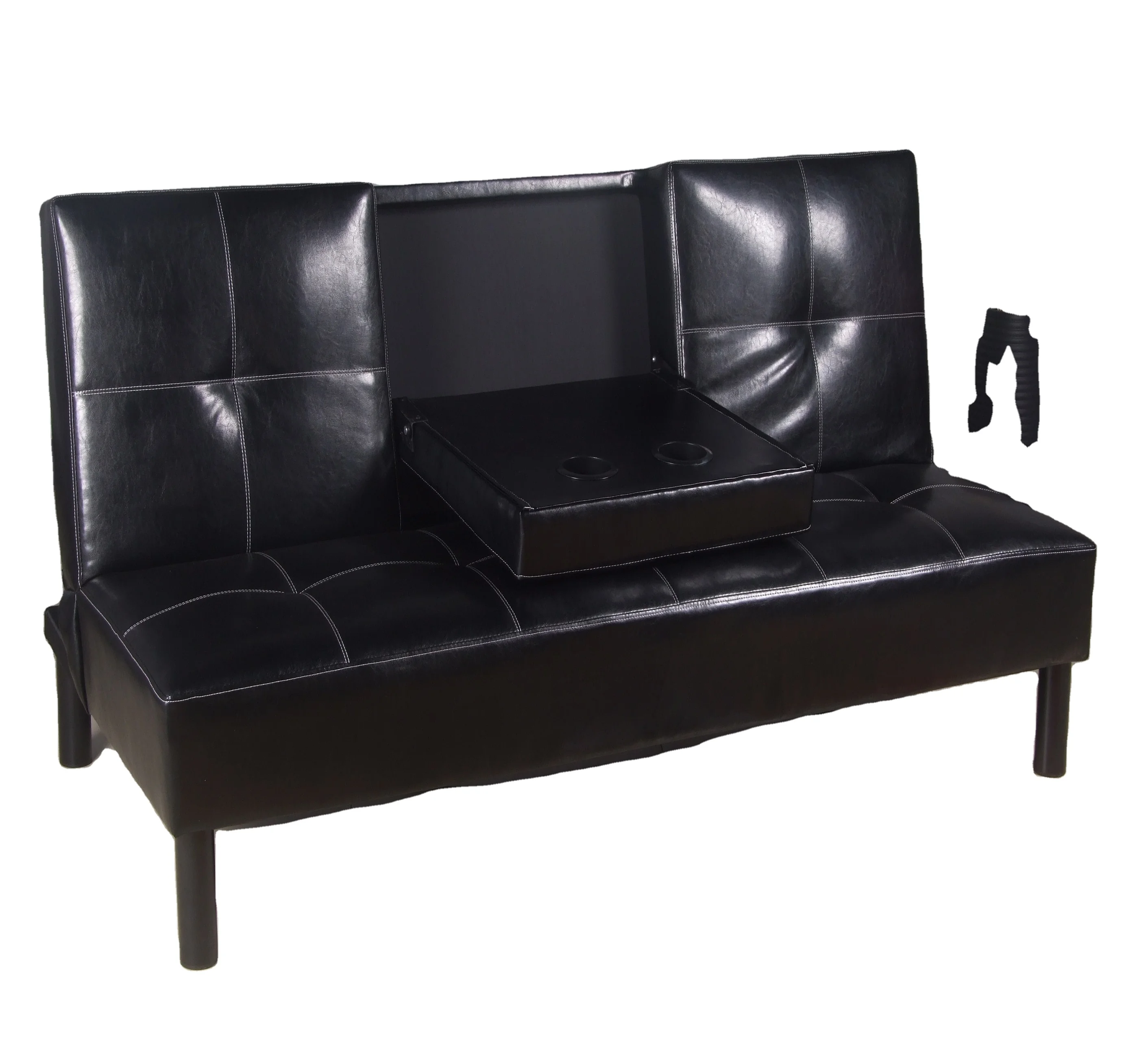 click clack sofa bed with cup holder