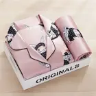 Sleepwear Wholesale Ice Silk Satin Long Homewear Sleepwear Pajamas Set For Women