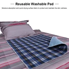 Pad Pads Proof Washable Bed Pad Reusable Underpad Incontinence Pads Leakage Proof Mattress Protective Bed Pad