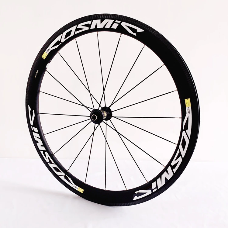 50mm Open Tire V/c Disc Brake Road Bicycle Carbon Wheelset 700c