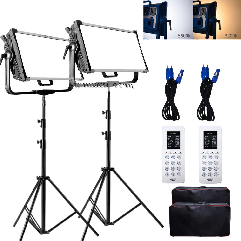 GL-3000C Portable Led Light Studio Equipment Live Film Lighting Camera Video Television Studio Equipment with Tripod Stand