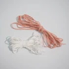 Medical Disposable Face Mask Material 100%PLA Degradable 2mm 3mm Round Earloop Elastic Band