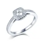 Diamond Cz 2021 Silver Jewelry Engagement Ring Rose Gold Platinum Moissanite 925 Diamond Cz Engagement Ring