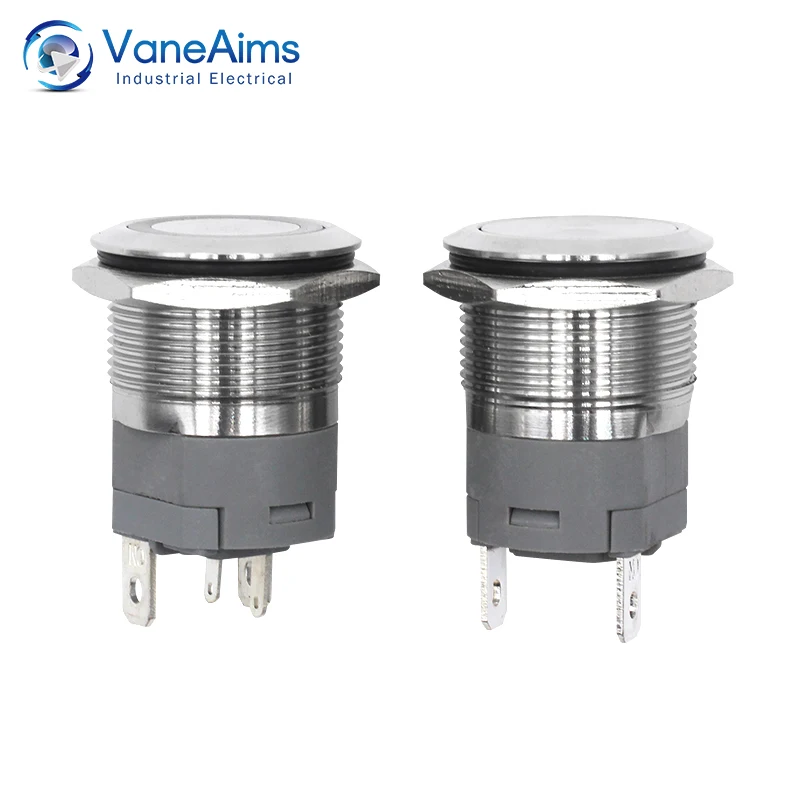 Vaneaims Mm High Current A Waterproof Momentary Button Self Locking