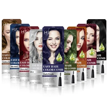 Permanent Hair Color Cream Private Label Ammonia Free 16 Colors Organic Hair Dye