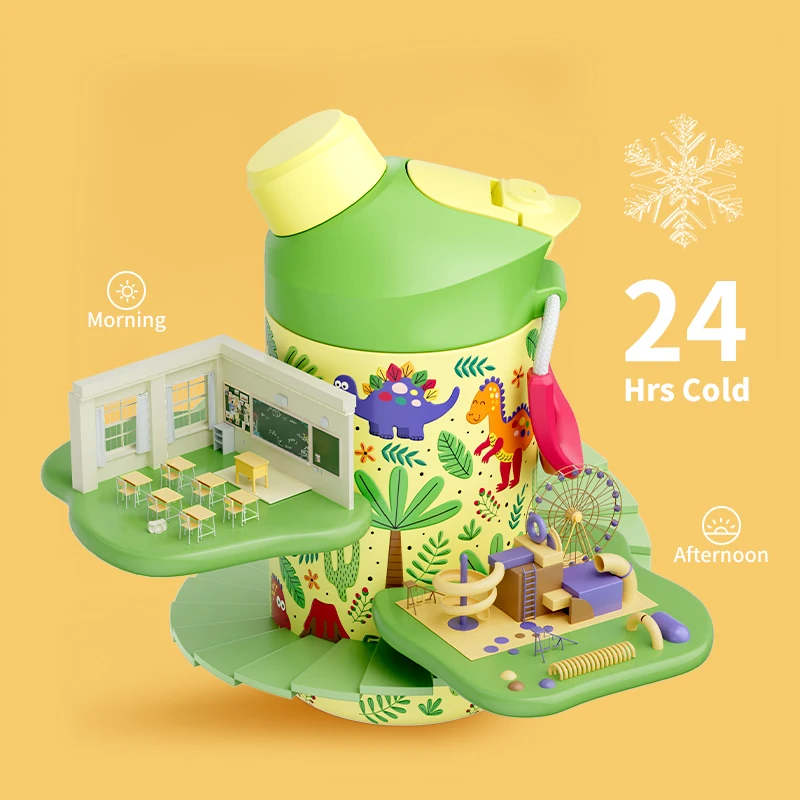 Manufacturer 2025 Cartoon Vacuum Flask Termo Kids Water Bottle manufacture