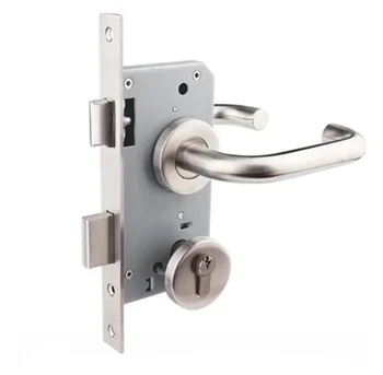 Heavy Duty Door Lock Double Sided Stainless Steel Handle Lock Mortise Door Handle Lock Set