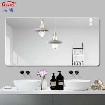 Top Fashion Plain Wall Nordic Bathroom Decor Modern Magic Long Standing Large House Sticker Toilet Mirror