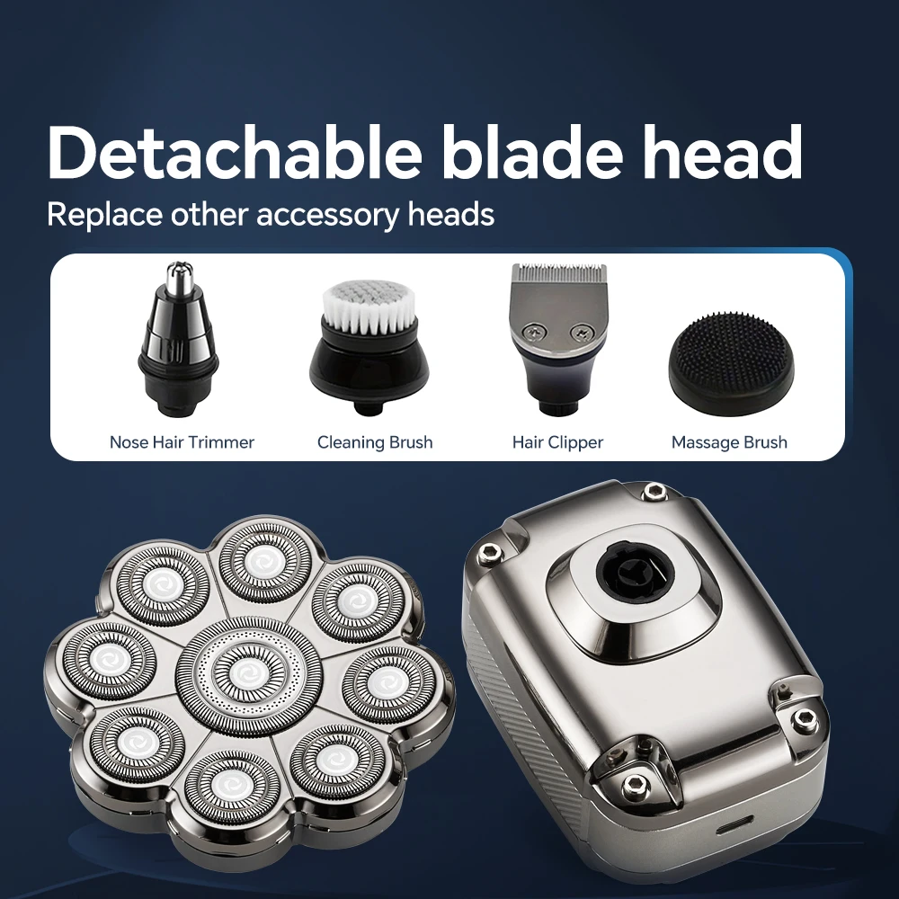 Nine Blade Full Body Electric Shaver Hair Trimmer Self-Shaving Divine Tool with USB Power Source for RV Applications manufacture