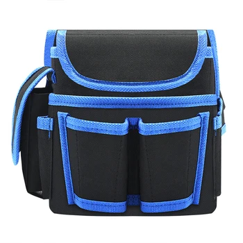 Nylon Canvas leather polyester tool belt rolling roll up folding toolbag garden electrician waist tool bag eva tool bag