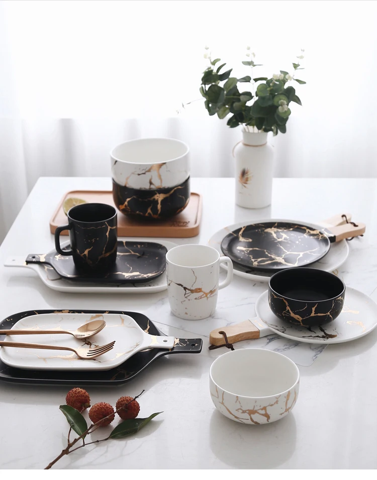 Wholesale China Glazed Tableware Chinese Porcelaine Diner Dinnerware Set With Factory Prices