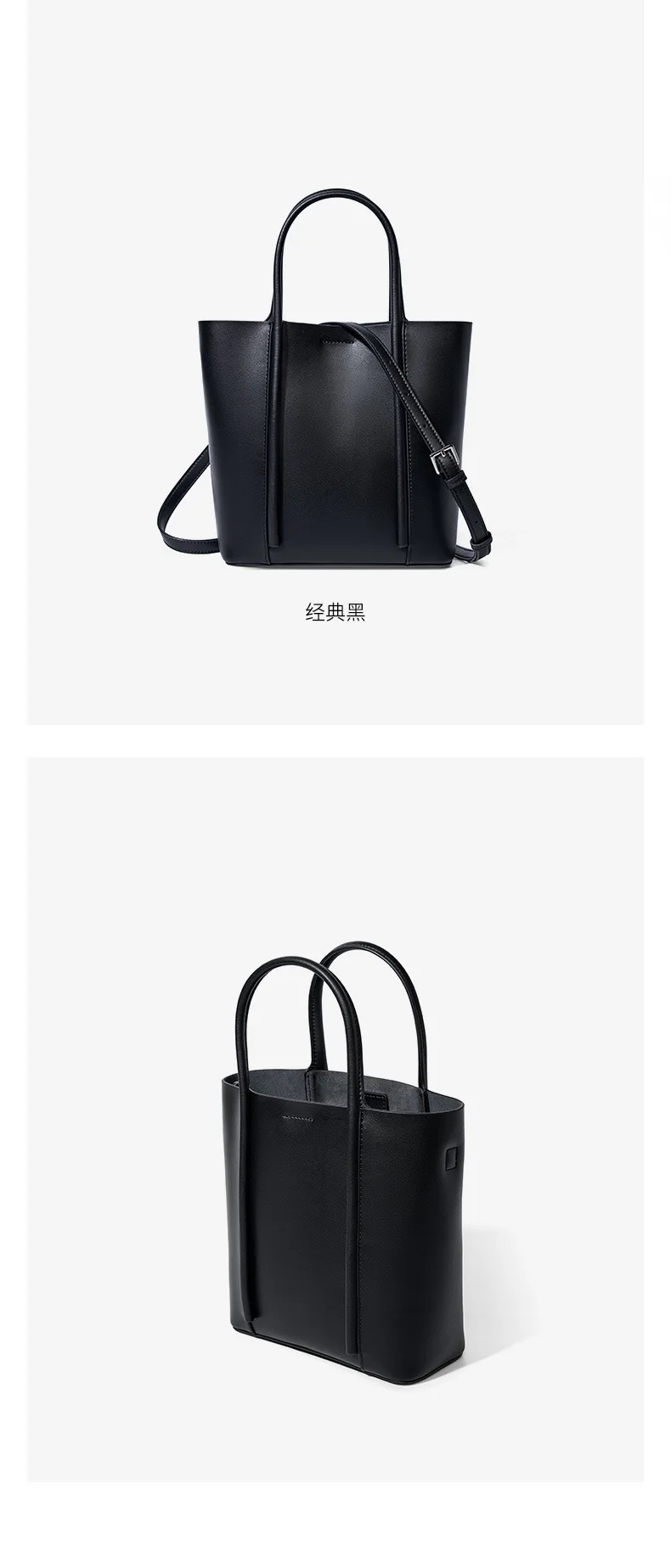 Andobag Genuine Cow Leather Handbag For Women Commute Shoulder