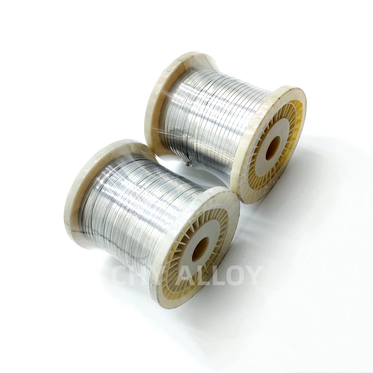 Pure Nickel Ni200 Ni201 Flat Wire Resistance Wire Soft And Bright