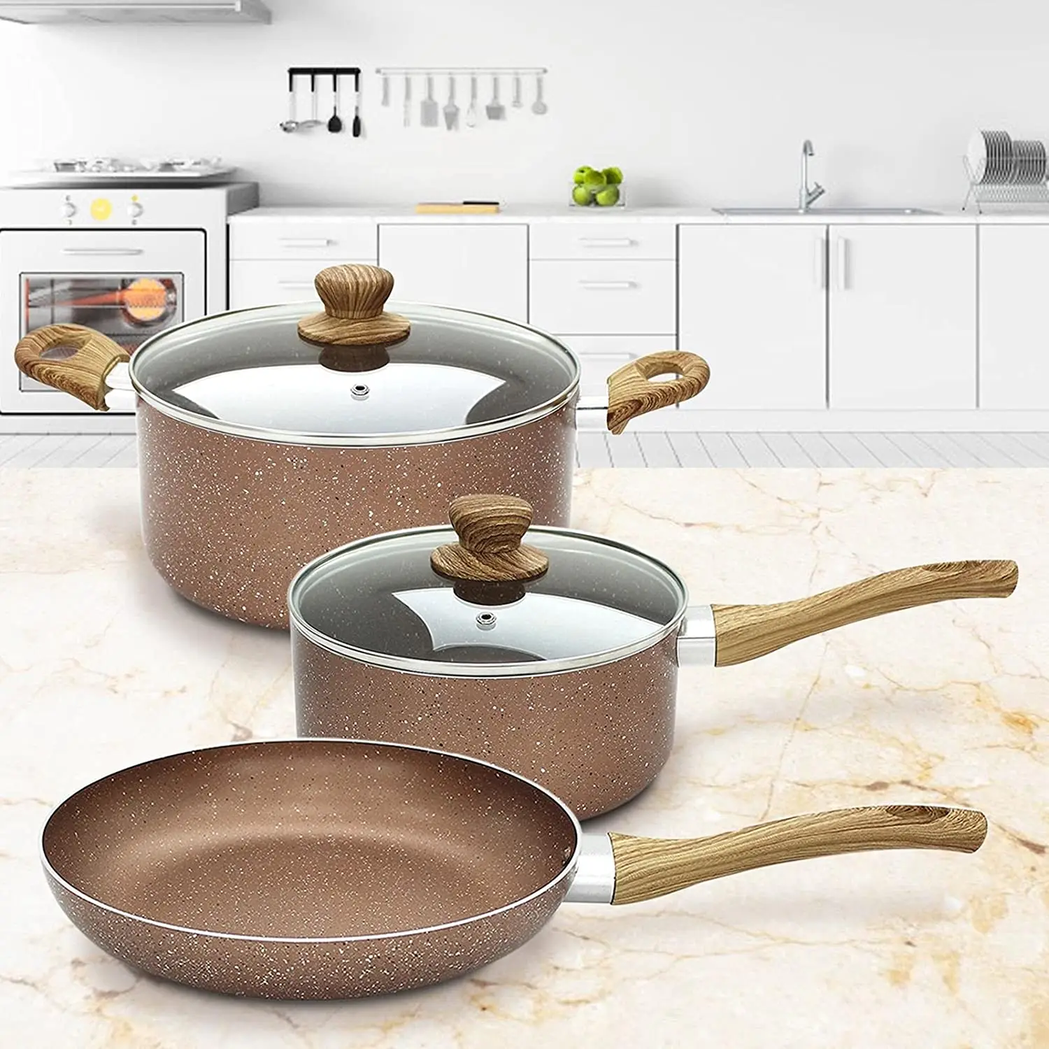 rose gold induction pans